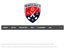 Tablet Screenshot of denvergaels.com
